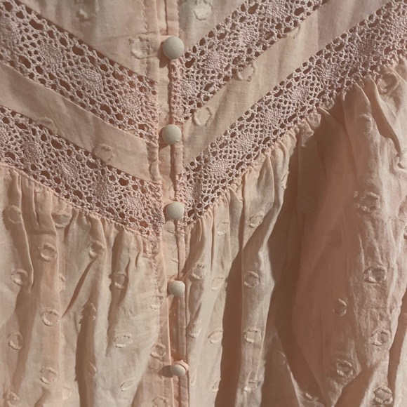 Torrid Orange Buttoned‎ Blouse with Peter Pan Collar - Picture 2 of 10